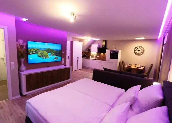 -neubau- 42 Qm Balkon-apartment Апартаменты Фульда