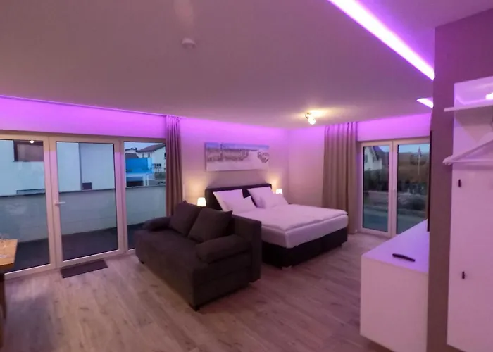 -neubau- 42 Qm Balkon-apartment Апартаменты Фульда